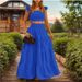 Women's Solid Color Mid-Raise Slip Dress With Flowy Skirt – Elegant & Sexy Two-Piece Set_ecoleips.com