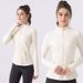 Women's Performance Zip-Up Yoga Jacket - Moisture-Wicking Slim Fit Athletic Top With Stylish Prints For Gym & Lounge_ecoleips.com