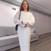 Oversized Knit Sweater Dress – Long Sleeve Round Neck Tunic For Women (S-Xxl) Seasonless Versatility_ecoleips.com
