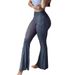 Cross-border Foreign Trade Women's Clothing Independent Site Flared High-waisted Tight Yoga Fitness Sports Casual_ecoleips.com