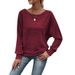 Autumn/Winter Casual Solid Color Long-Sleeved Round-Collared Patchwork Hoodie For Women_ecoleips.com