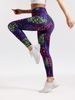 Women's High-Waisted Digital Printed Yoga Pants Seamless Fitness Leggings Hip Lifting Running Tight Sports Pants_ecoleips.com