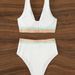 Women's Clothing Swimsuit Two Piece High Waisted Straps Solid Color Special Fabric Popular Online Bikini_ecoleips.com