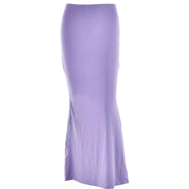 Verve 2025 Summer Hot Sale New Sexy Trendy Versatile Slim Fit Solid Color Bodycon Long Skirt For Women_ecoleips.com