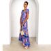 New Foreign Trade Dress, Summer High-end Long With Ruched Waist, Slimming Effect, V-neck, Single-breasted, Ruffle Dress_ecoleips.com