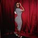 Women's Striped Print Jumpsuit Capri Pants Short Sleeved Tight Fitting Cross Border Hot Girl Style European American Foreign Trade D26JP197_ecoleips.com