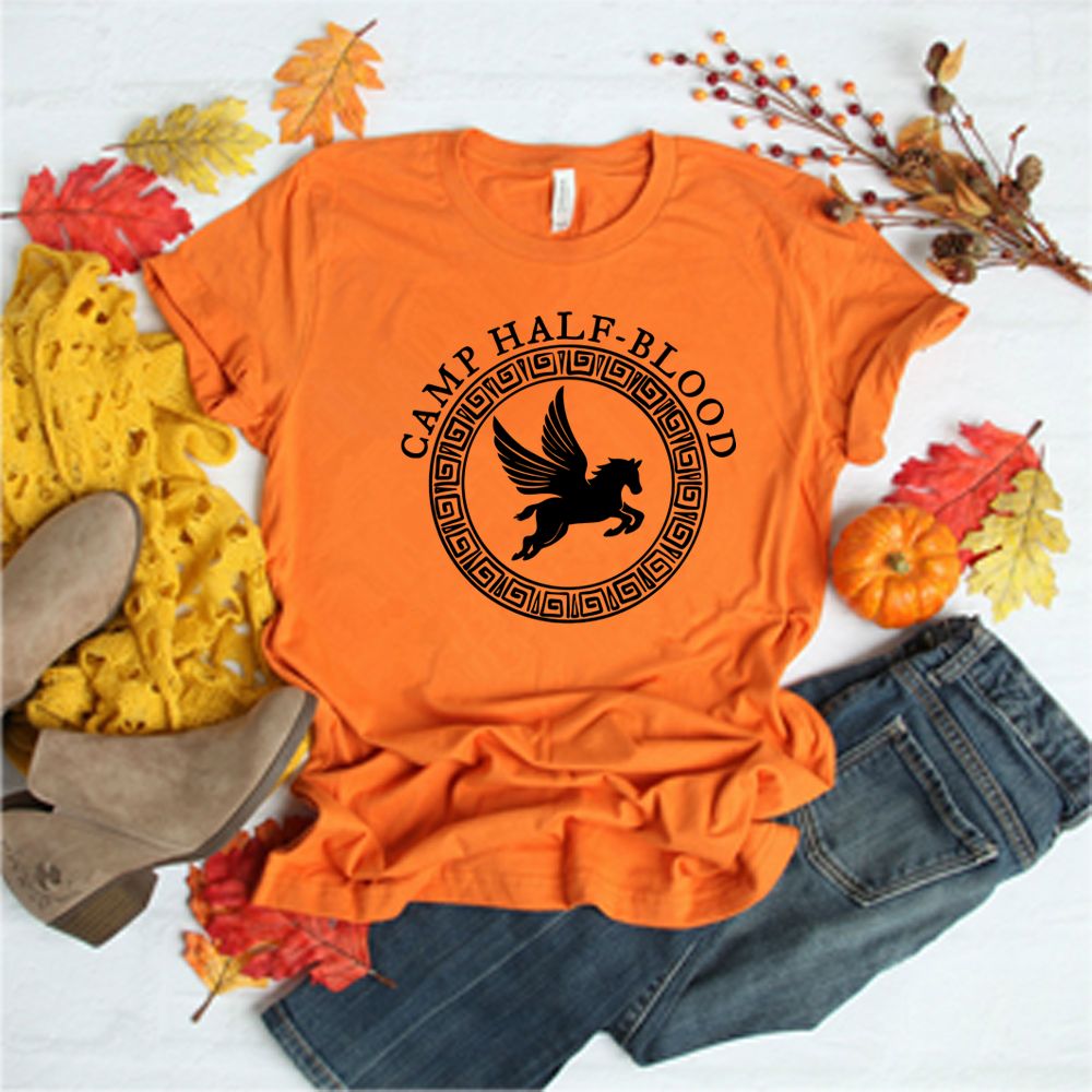Unisex Camp Half Blood T Shirt Fall Training Camp Game Shirt Aesthetic Percy Jackson Shirts Halloween Magical Gift Harajuku Top_ecoleips.com