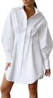 2022 Autumn Women's Shirt Dress, Slim Fit, Elegant, Long Sleeves, European And American Retro Niche Dress_ecoleips.com