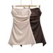 YPFF Trendy Women's Clothing, Design Strapless Slim-fit Short , European And American Style Sexy Fishbone Tube Top_ecoleips.com