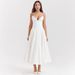 Women’s Clothing spring women's dress sexy hot girl sleeveless medium length solid color tube top dress female_ecoleips.com