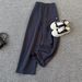 Women's Casual Tracksuit Set - Navy Blue Stand Collar Sweatshirt & Straight Leg Pants, Letter Print Two-Piece Outfit_ecoleips.com