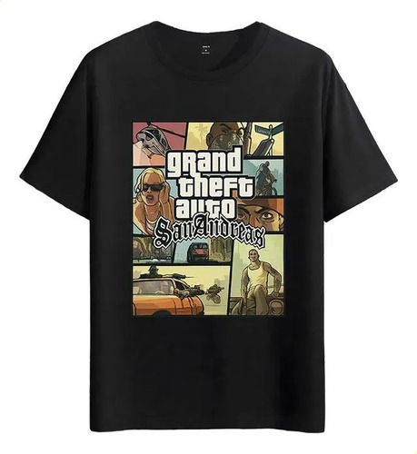 Women's T-Shirts Tshirt Muscle Freaks Grand Theft Auto San Andreas Estilo_ecoleips.com