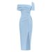Women's Clothing Ins Fashion Sexy Tube Top Short Sleeve Irregular Dress For Women_ecoleips.com