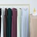 Women's Clothing Loriya Solid Color Layering Dress – Stretch Polyester Slip Dress (S-XL) – Dubai Modest Wear Essential_ecoleips.com