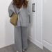 Women's Clothing Sweaters Knitwear Autumn New Casual Fashion Trousers Suits_ecoleips.com