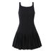 Women's Clothing Women's Slim Fit Mini Dress Fashionable Sweet Single Breasted Sleeveless Backless Style For Summer_ecoleips.com