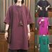 Cotton And Linen Fabric, With A Stand-Up Collar; Medium-Length Design. Ideal For Summer Mothers A Simple, Stylish, Art_ecoleips.com