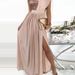 Women's Clothing Summer New Women's Fashion Temperament Dress Splicing Sequin Sleeveless Dress_ecoleips.com