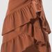 Women's High-Waisted Flounce Hem Skirt – Sweet & Elegant A-Line Midi Skirt For Summer (S-Xxl, Wine Red/Black/Pink/Mixed)_ecoleips.com