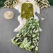 Women's Pleated Suits Set Slimming Three Dimensional Embroidered Flowers Casual Fashionable Top And Skirt Ensemble_ecoleips.com