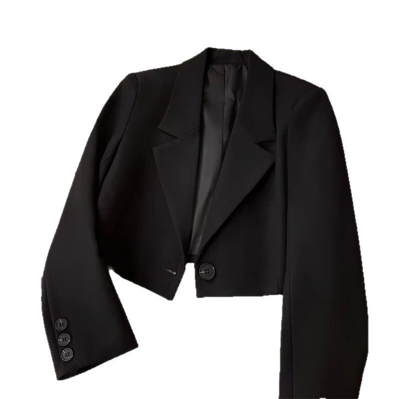 K Short Women's Suit Jacket With A New High-end Design Sense And Versatile Blazer Coat._ecoleips.com