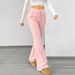 AD165 Spring/Summer 2025 New Slimming Pocket Draped Tie-Waist Casual Loose Comfortable Wide-Leg Women's Pants_ecoleips.com
