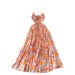 Pure Desire Sexy Halter Neck Dress - High Waist Pleated Long Skirt With Hollow Back, Summer Holiday Printed Maxi Dress_ecoleips.com
