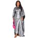 MQ117 Middle Eastern Robe For Outerwear 2024 Summer Modest Muslim Fashion Silver-embossed Elegant Abaya Dress_ecoleips.com