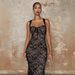 Women's Clothing Sexy Lace Dress Hollow Slim Temperament Elegant Lace Maxi Dress With Sheer Cutouts - Sexy & Sophisticated Summer Dress For Women_ecoleips.com