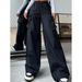 Trendy Women's Cargo Pants Loose Fit Casual Long Trousers Large Pockets Style Versatile New_ecoleips.com