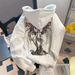 American Print Fleece Lined Long Sleeved Top for Women Casual Style Autumn Winter New_ecoleips.com