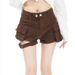 Summer New American Fashion Hot Girl High Waist With Design Sense, Large Pockets, Versatile Cargo Denim Shorts_ecoleips.com