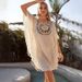 2024 Women's Sexy Off-Shoulder Tassel Bikini Top with Hollow Design Loose Fit Large Size Beach Cover up Swimwear in Ins Style_ecoleips.com