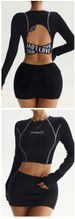 Women's Clothing Women's Long Sleeved Yoga Top European American Style Tight Fit Cross Over Stretch Backless Quick Drying Outdoor Sports T-Shirt_ecoleips.com