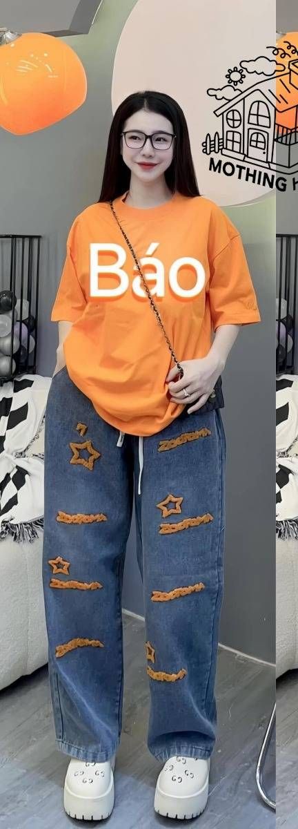 Women's Clothing Women's Fashionable Summer Two Piece Suit Loose Fitting Design Short Sleeved Printed Wide Leg Casual Pants_ecoleips.com