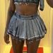 2025 Summer Women's New Fashion Washed Street Pleated Sexy Bodycon Denim Skirt_ecoleips.com