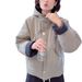 girl Designed Cotton-Padded Hooded Jacket For Women, Color-Block 2025 Autumn Winter Cotton Coat, Trendy Cool Style Popular_ecoleips.com