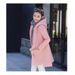 Women's Hooded Cape Sweatshirt – Thick Fleece-Lined Oversized Long Sleeve Cardigan In Yellow/Green/Pink/Burgundy_ecoleips.com