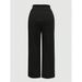 Women's Clothing Loose Straight Leg Pants - 90s Retro Wide Leg Joggers, Polyester Workwear Pants With Pockets, S-XXL (Ash Grey/Charcoal/Black)_ecoleips.com
