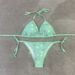 2026 Women's Swimsuit Fashion Silk Star Same Style Seaside Pool Printed High Waist Strap Bikini_ecoleips.com