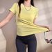 Women Yoga Top Seamless Sport T Shirts Fitness Clothes Short Sleeve Yoga Shirt Gym Top Running Active Wear Sport Top_ecoleips.com