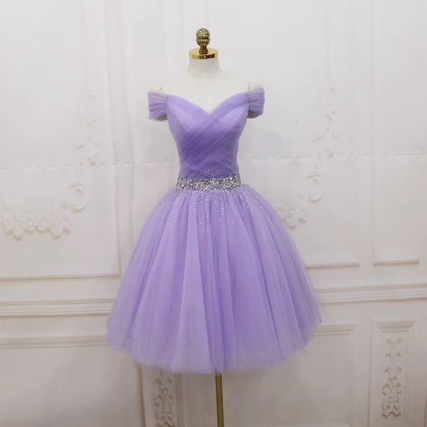 Women's Clothing Bridesmaid Dress New Sexy One Shoulder Waist Sister Skirt Host Temperament Banquet Small Dress Female_ecoleips.com