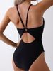 Women's Clothing Style Swimsuit Swimwear One Piece Quick-Dry Polyester, Modest Coverage, Beach & Pool Ready_ecoleips.com