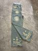 Women's Clothing Patchwork Distressed Jeans For Women, New Spring And Autumn Style, Light Blue, High Waisted, Slimming, Loose Wide Leg Trousers._ecoleips.com