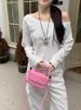 One-word Shoulder Long-sleeved T-shirt Women's 2025 New Autumn Sexy Off-the-shoulder Loose And Pure Slanted Shoulder Top_ecoleips.com