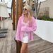 Women's Solid Color Casual Long Sleeved Cardigan Jacket Autumn Winter New Style Top Shirt Clothing_ecoleips.com