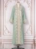 Verve Dubai Women's New Fashion Sequin Evening Dress Muslim Abaya Robe Clothing_ecoleips.com