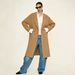 101801 Women's Goat Wool M Brand Double-Breasted Classic Cocoon-Shaped Loose Fit Long Autumn/Winter Coat_ecoleips.com