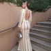 Blifanbo Sexy Hollow Out Backless Knitt Maxi Dress Women Long Sleeve Autumn Patchwork O Neck Fashion High Waist Club Party Dress_ecoleips.com