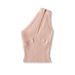 AP26080-26 Summer Hollow Out One-Shoulder Camisole Women, Slim Fit Sleeveless Knit Tank Top For Women_ecoleips.com